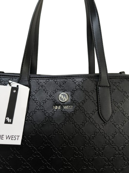 Bolsa Tote Nine West Grande Negra